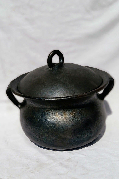 Terracotta by Sachii Longpi Black Pottery Biryani Pot Small