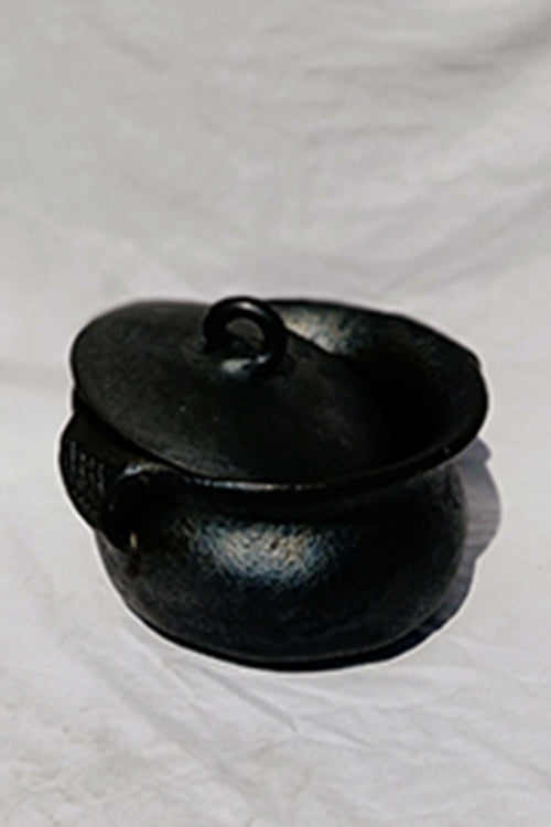Terracotta by Sachii Longpi Black Pottery Biryani Pot Large