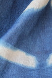 Creative Bee 'ANKARA' Natural Dye Indigo Shibori Desi Tussar Fabric x 0.50 Meter
