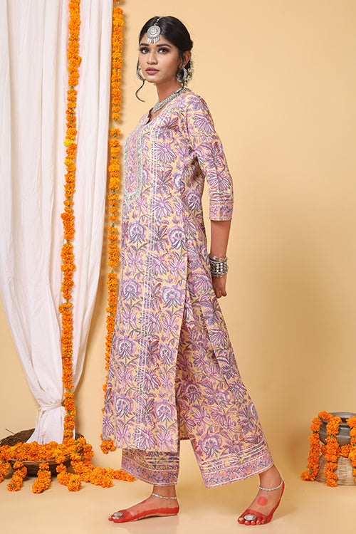 Shuddhi Yellow and violet full set