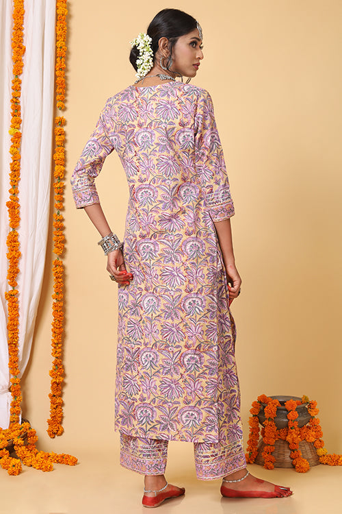 Shuddhi Yellow and violet full set