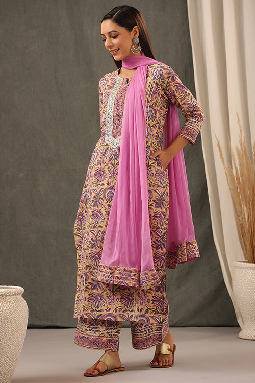 Shuddhi Lilac Pink And Crayole Full Set