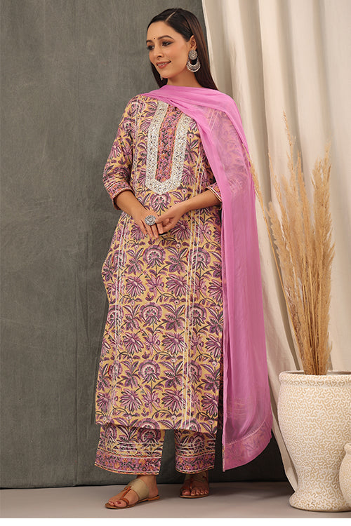 Shuddhi Lilac Pink And Crayole Full Set