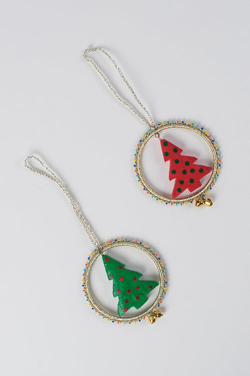 Samoolam Handmade Gold Ring Tree Christmas Tree Decorations Item Online