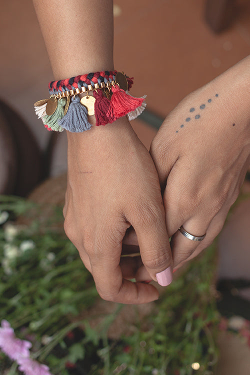Dhaaga Buddha Tassel Bracelet