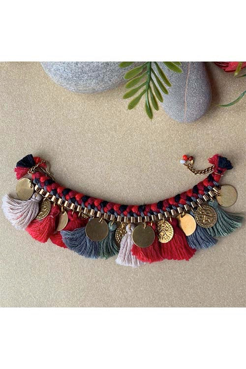 Dhaaga Buddha Tassel Bracelet