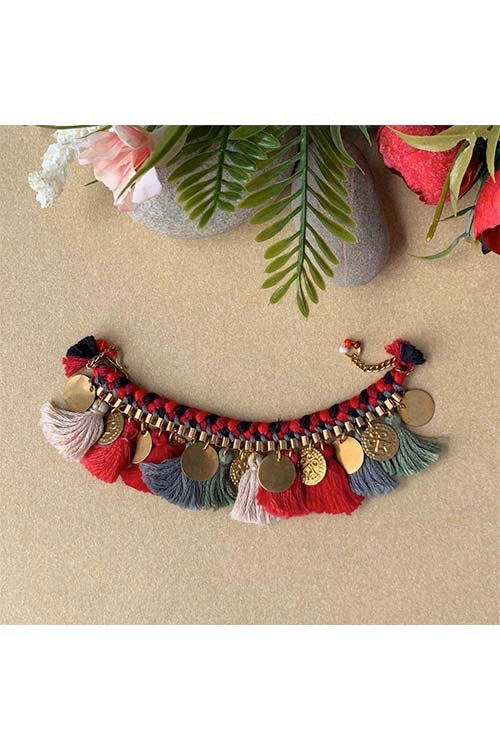 Dhaaga Buddha Tassel Bracelet