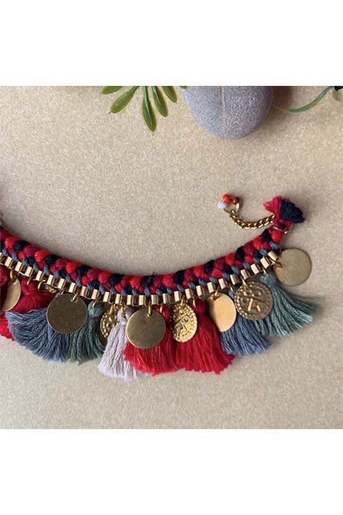 Dhaaga Buddha Tassel Bracelet
