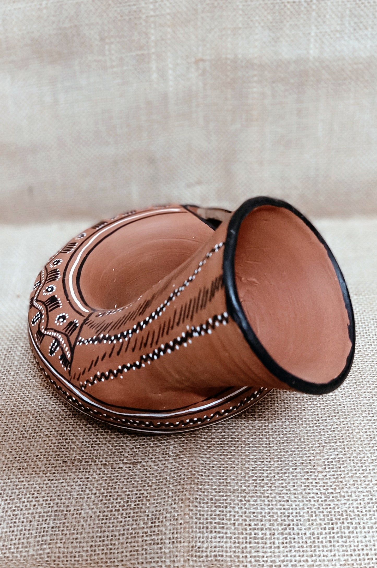 Terracotta by Sachii "Kutch Painted Pottery Amplifier"