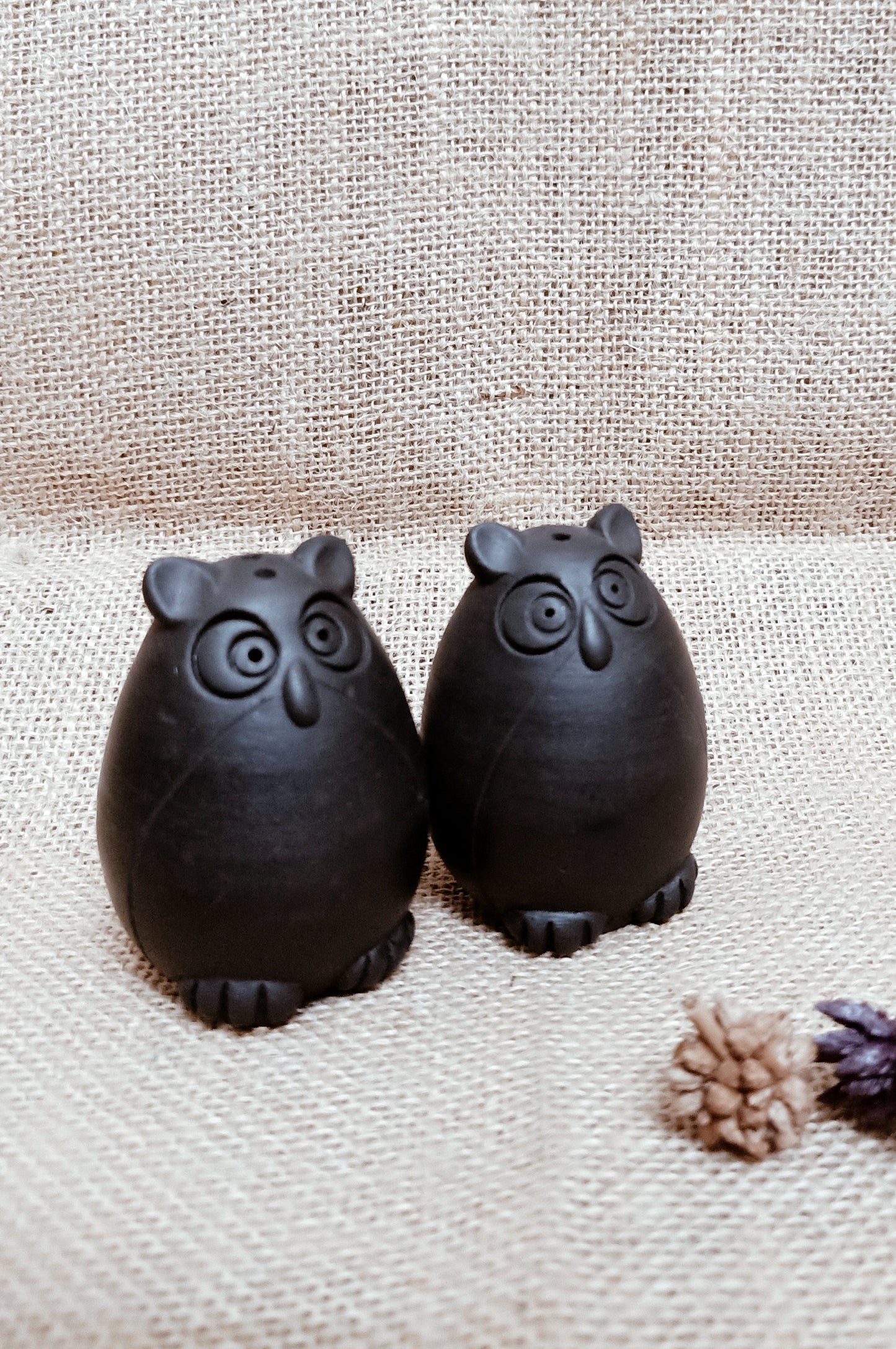 Terracotta by Sachii Nizamabad Collection Owl Salt-Pepper Shakers