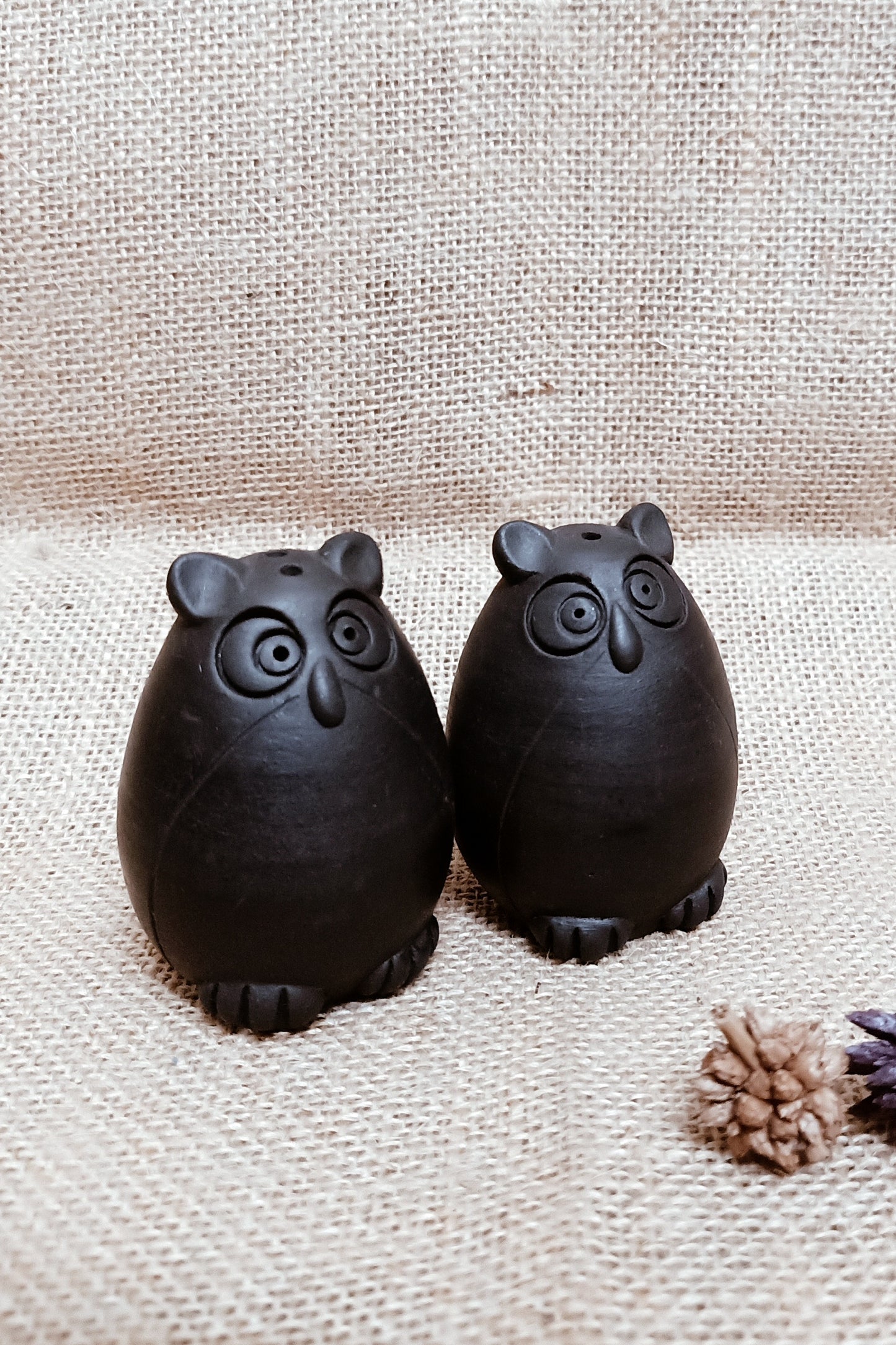 Terracotta by Sachii Nizamabad Collection Owl Salt-Pepper Shakers