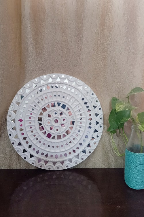 Terracotta by Sachii Kutch Lippan Mud Work Wall Plate 2