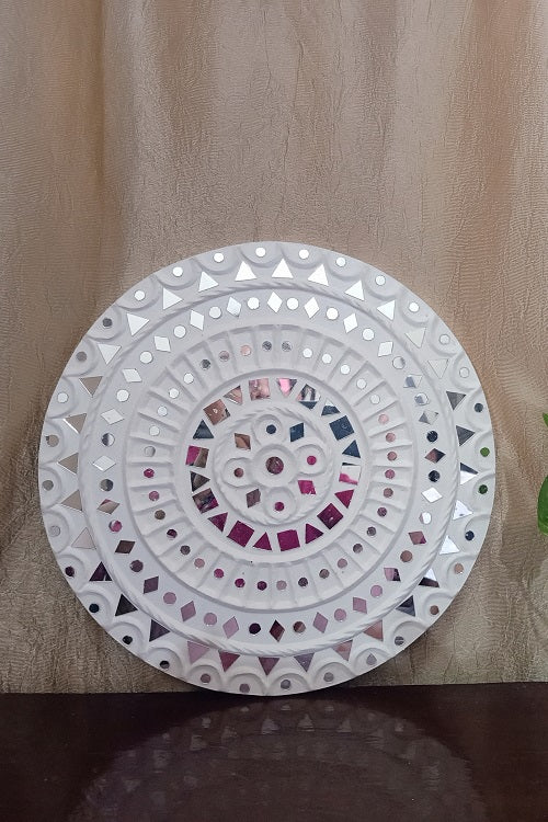 Terracotta by Sachii Kutch Lippan Mud Work Wall Plate 2