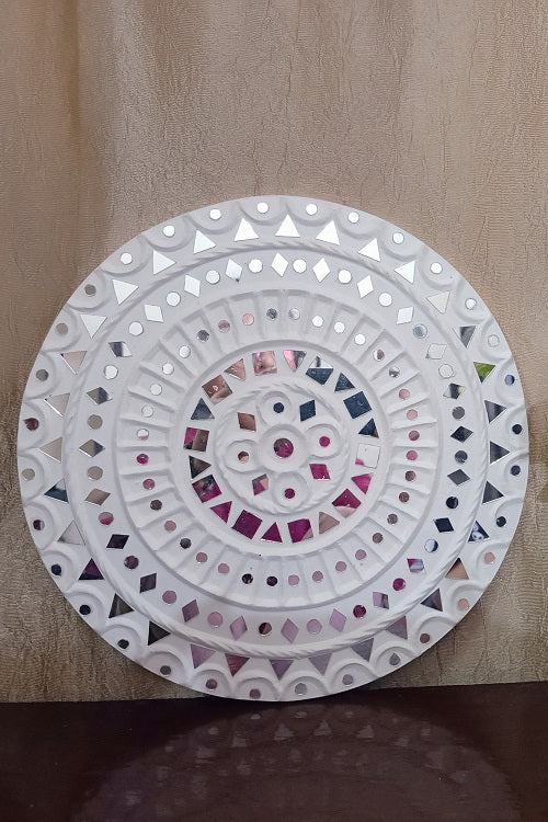 Terracotta by Sachii Kutch Lippan Mud Work Wall Plate 2