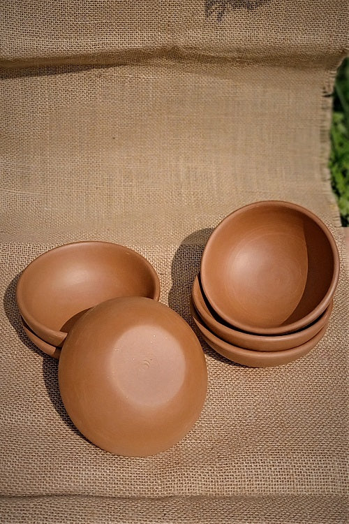 Terracotta by Sachii "Clay Bowls Set of 6"