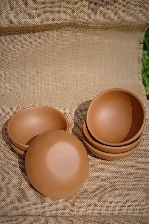 Terracotta by Sachii "Clay Bowls Set of 6"