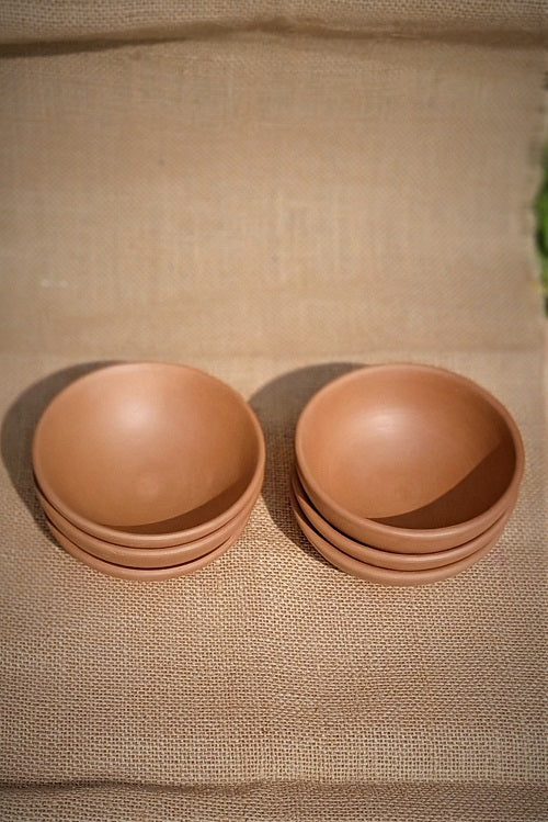 Terracotta by Sachii "Clay Bowls Set of 6"