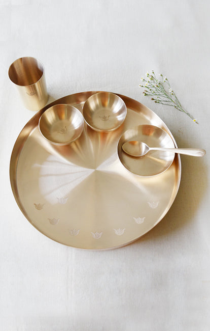 Studio Coppre Tulsi Kansa Platter