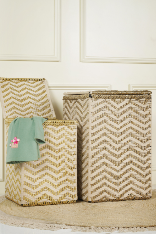 Sirohi Tide Upcycled Plastic Laundry Basket