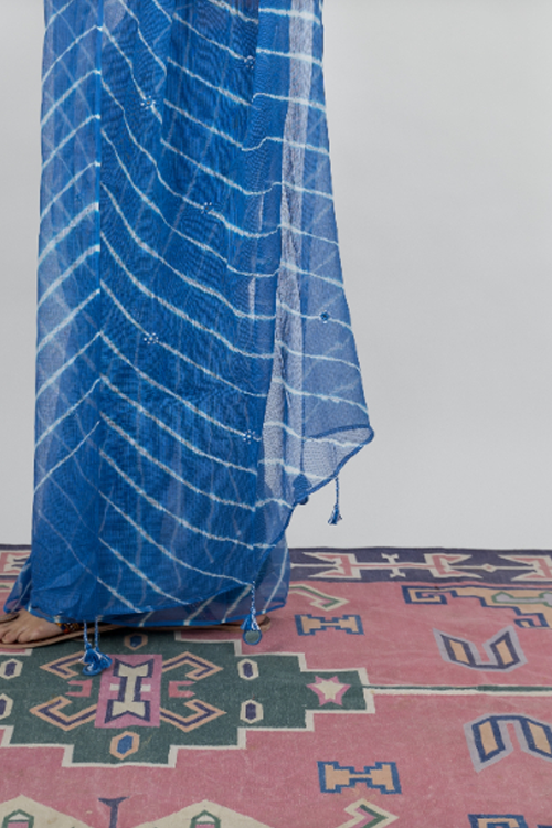 Urmul 'Aprajita ' Pure Cotton Kotta Doriya Saree.