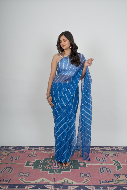 Urmul 'Aprajita ' Pure Cotton Kotta Doriya Saree.