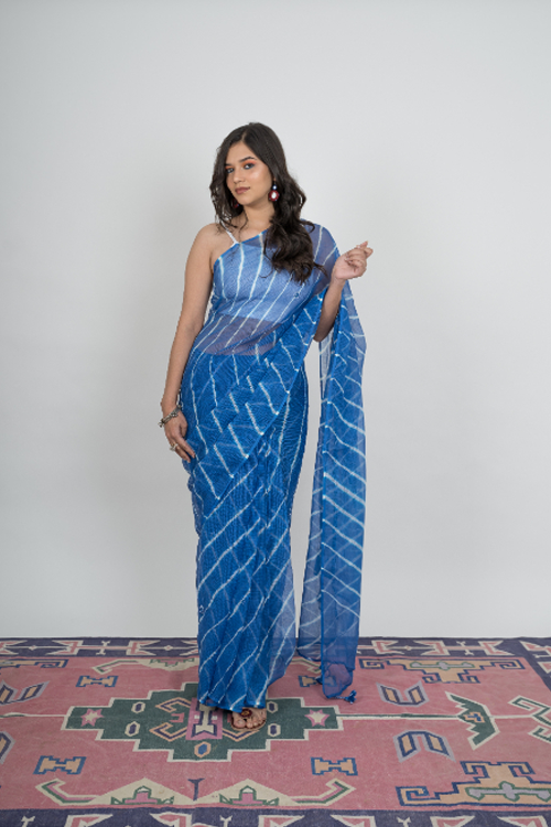 Urmul 'Aprajita ' Pure Cotton Kotta Doriya Saree.
