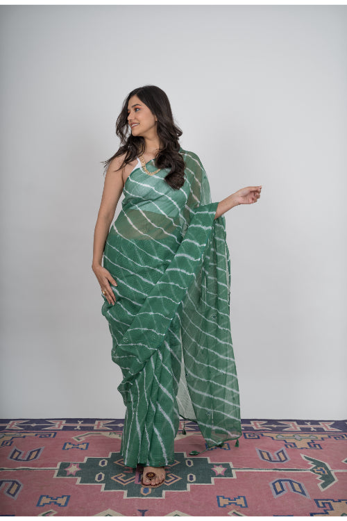 Urmul 'Kamini ' Pure Cotton Kotta Doriya Saree.