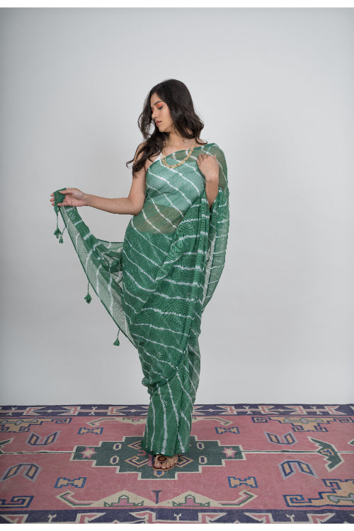 Urmul 'Kamini ' Pure Cotton Kotta Doriya Saree.
