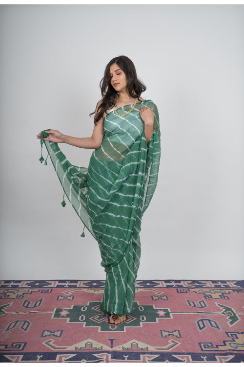 Urmul 'Kamini ' Pure Cotton Kotta Doriya Saree.