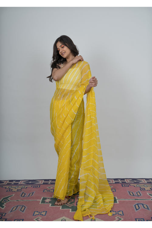 Urmul 'Nargis ' Pure Cotton Kotta Doriya Saree.