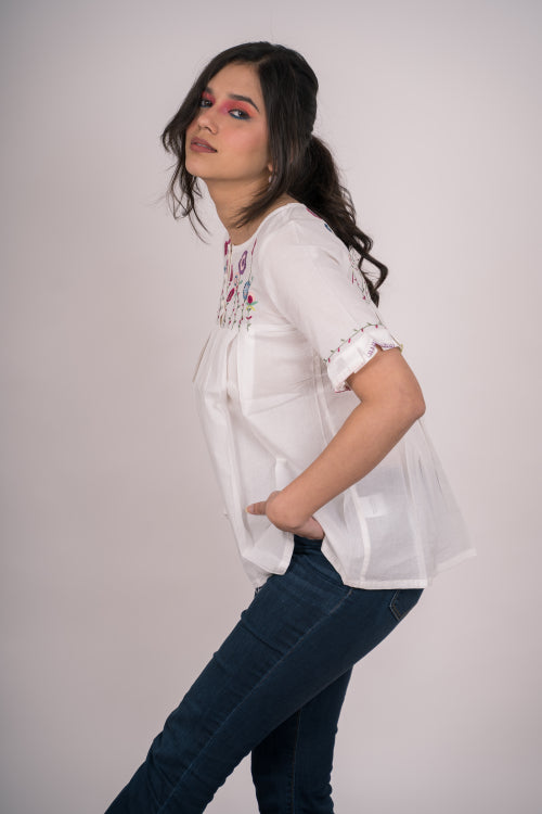 Urmul 'Samaa' Pure Cotton Top