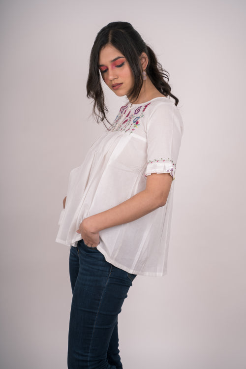 Urmul 'Samaa' Pure Cotton Top