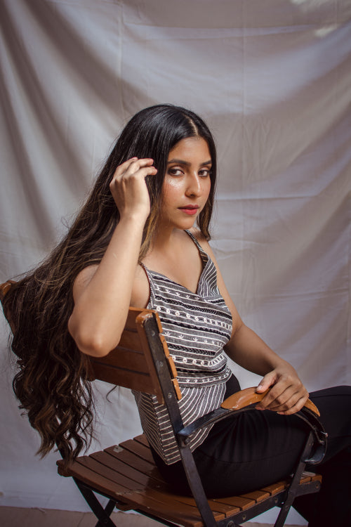 Urmul 'Yareakh' Handloom Embroidered Top.