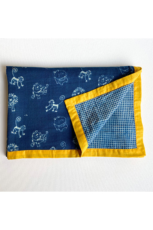 Whitewater Kids Organic Gift Set - Zoo Dohar,Mustard Seed Pillow And Bolster With Maracas