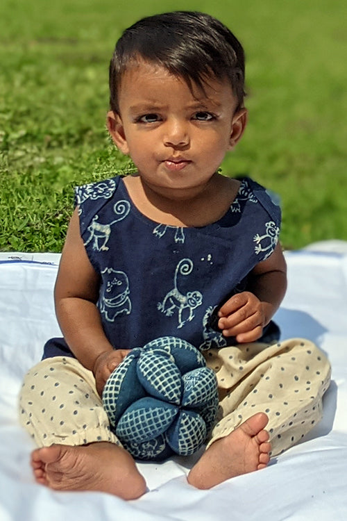 Whitewater Kids Unisex Organic Zoo With Indigo Raidana Pants