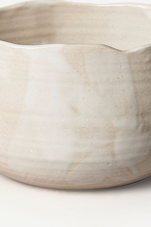 Ikai Asai Stoneware Terracotta Serving Bowl