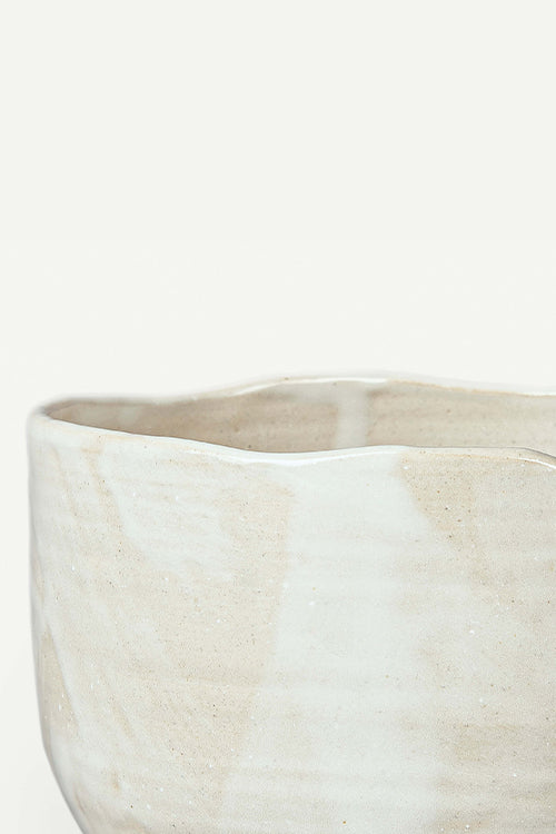 Ikai Asai Stoneware Terracotta Serving Bowl