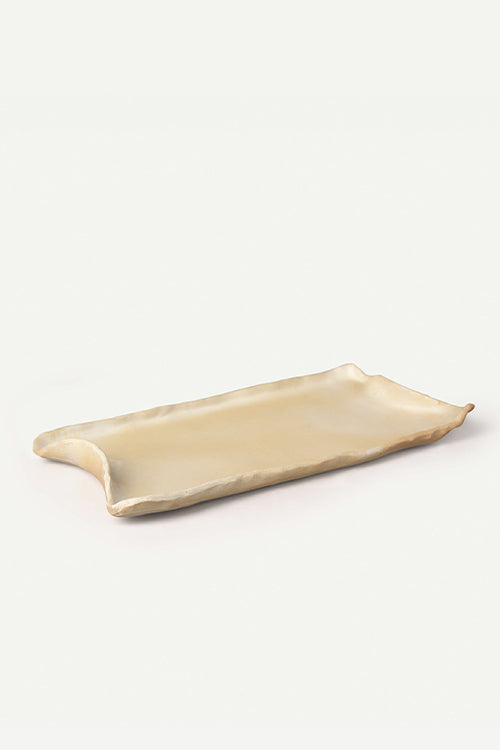 Ikai Asai Stoneware Rectangular Platter