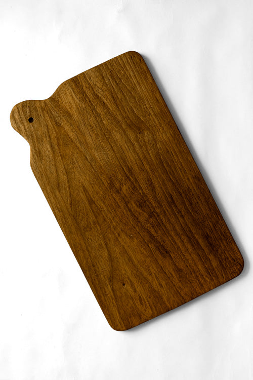 Zaina By Ctok Corner Walnut Wood Cheese Platter