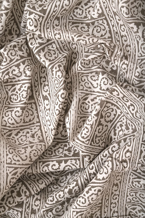 Creative Bee Natural-Dye-Block-Print-Cotton-Fabric (0.5 Meter)
