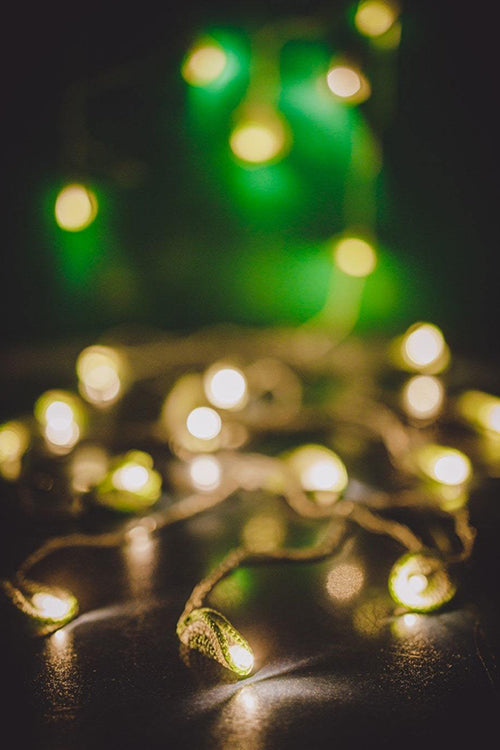 Samoolam Handmade Green Lily Bougainvillea Christmas LED Lights Decorations Item Online