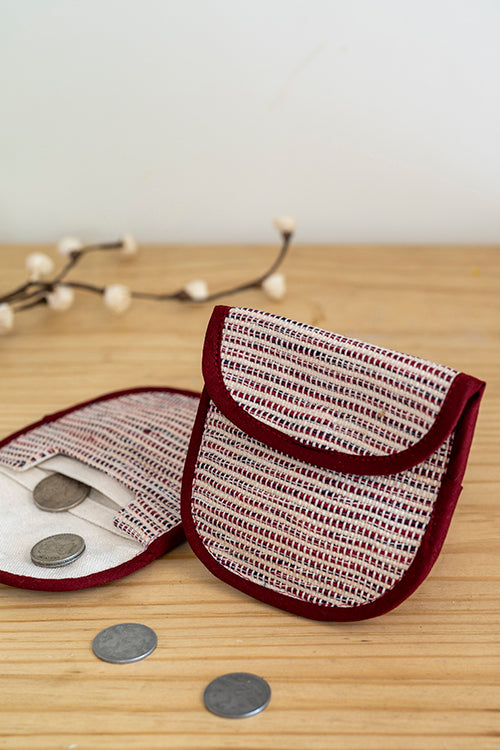 Vidya Hand-Woven Coin Purse