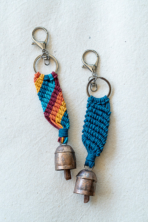 108Knots Aria Spiral Keyrings(Set Of 2)