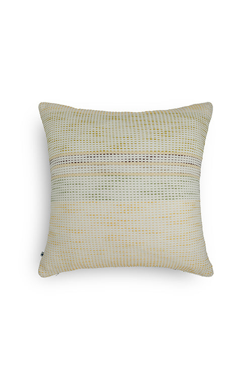 Onset Homes Bagicha Hand Embroidered Cushion-Rust