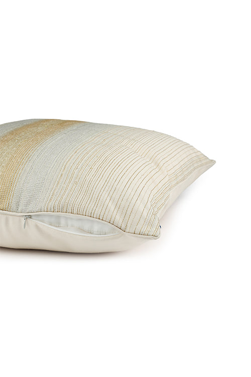 Onset Homes Ratna Embroidered Cushion Cream