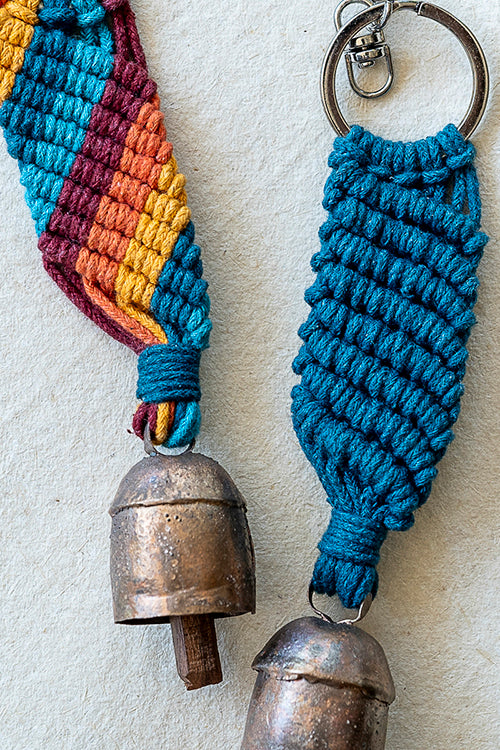 108Knots Aria Spiral Keyrings(Set Of 2)
