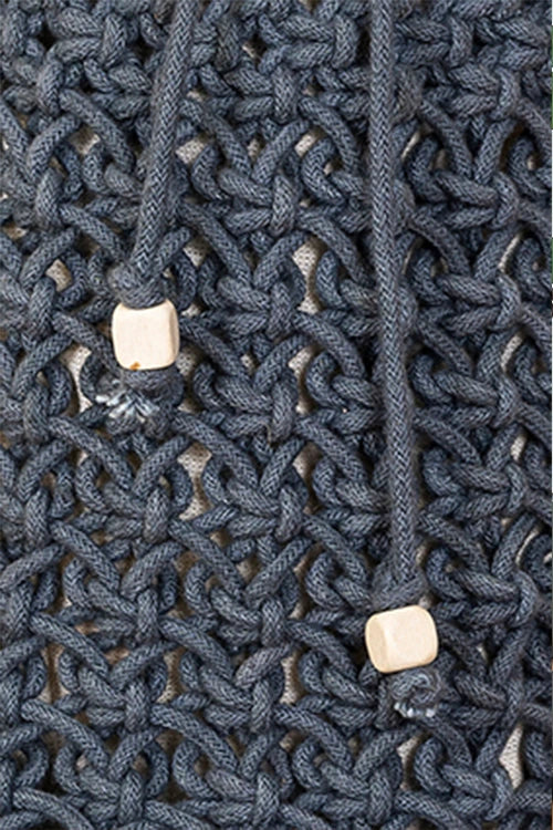 On-The-Go Hand-Knotted Bucket Bag