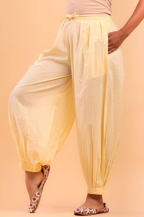 Shuddhi Cream Afghani Pant