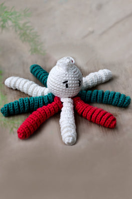 Himalayan Blooms Hand Made Crochet Soft Toys - Octopus