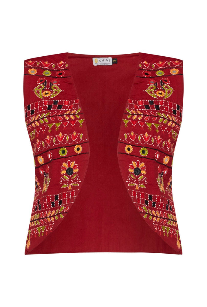 Okhai "Tribal Tale" Embroidered Jacket | Relove